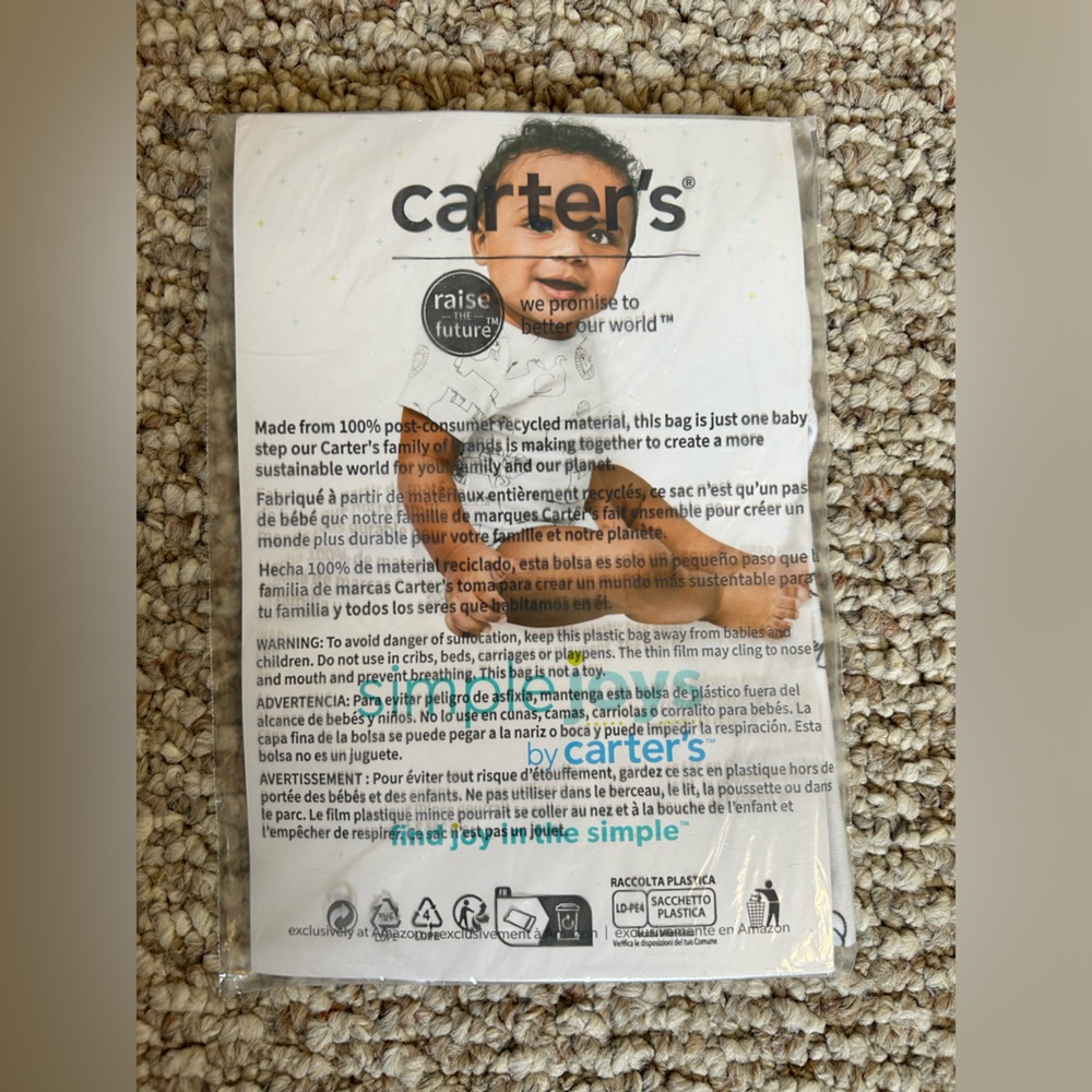 New Carters Baby Onsie